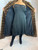 Ermanno Scervino Black Embroidered Fur Toggle Long Coat