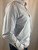 second hand Armani Jeans White & Blue Pinstripe Button Up Long Sleeve Shirt side