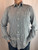 second hand Armani Jeans Black & White Pinstripe Long Sleeve Button Up Shirt