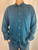 second hand Armani Jeans Deep Teal Double Pocket Long Sleeve Button Up Shirt front