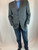 second hand Yves Saint Laurent Pour Homme 2 Piece Gray Wool Suit front