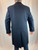 second hand Valentino Roma Navy Virgin Wool Full Length Coat back