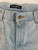 second hand Dolce & Gabbana Light Wash Slightly Distressed Slim Fit Jeans button