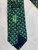 Second hand Gucci Green and Blue Abstract Printed Silk Tie