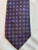 Second hand Burberry Logo Printed Grid Design Silk Tie