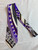 second hand Emilio Pucci Purple/Lavender/Blue/Gray Abstract Design Silk Tie