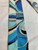 second hand Emilio Pucci Blue Hue Abstract Design Silk Tie