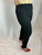 Armani Collezioni Pocketless Straight Leg Black Pants side