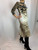 Roberto Cavalli White & Leopard Print Boat Neck Dress side