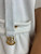 Moncler Terry White Short Sleeve Hoodie Jacket pocket
