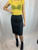 Jean Paul Gaultier Yellow Nylon Square Neck Top front