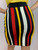 Moschino Cheap & Chic Striped Pencil Skirt back