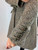 Roberto Cavalli Multicolor Wool Tweed Long Coat sleeve