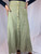 Chanel Buttoned Long Linen Skirt Vintage front