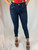Burberry Dark Wash Skinny Ankle Jeans front