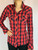 Dolce & Gabbana Red Plaid Button Up front