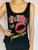 Dolce & Gabbana Black Multicolor Graphic Tank front