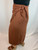 Moschino Jeans Rust Colored Wrap Skirt side