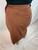 Moschino Jeans Rust Colored Wrap Skirt back