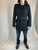 Burberry Brit Black Classic Raincoat Trench Coat front