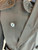 Burberry Brit Black Classic Raincoat Trench Coat button detail