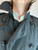 Burberry Brit Black Classic Raincoat Trench Coat neck detail
