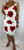 Moschino Cheap & Chic Red Poppy Print Dress front