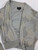 Giorgio Armani Beaded Gray Bomber Sweater Jacket