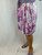 Armani Collezioni Purple & Pink Print Silk Skirt side