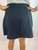 Versace Black Zippered Pockets Flared Mini Skirt Vintage back