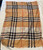 Burberry London Plaid Logo Shimmery Cashmere Scarf Limited Edition