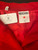 Moschino Red Skirt with Gold Buttons tag