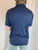 Prada Sideways Placket Navy Sports Polo Shirt back