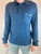 Stone Island Slate Blue Long Sleeve Polo Shirt front