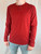 Stone Island Buttoned Henley Red Long Sleeve Shirt front