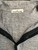 Stone Island Marbled Gray Zippered Long Sleeve Polo Shirt tag