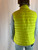 Armani Jeans Chartreuse Light Puffer Vest back