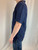 Armani Jeans Navy Linen Short Sleeve Button Up side