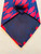 Gucci Pink Wheat Navy Tie