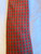 Hermes Square Link Pattern Red Tie