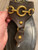 Dolce & Gabbana Dark Brown Leather Gold DG Men's Sandals