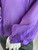 Gianni Versace 80s Vintage Purple Polka Dot Silk Blouse