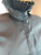 Blugirl Blumarine Accordion Pleated Collar Black Top