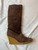 Gucci Brown Suede Sherpa Lined Wedge Boots