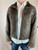 Armani Jeans Brown Pilot Sherpa Lined Faux Leather Jacket