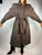 Burberrys London Tweed Plaid Belted Wool Overcoat