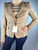 CoSTUME NATIONAL Tan Faux Suede Blazer NWT