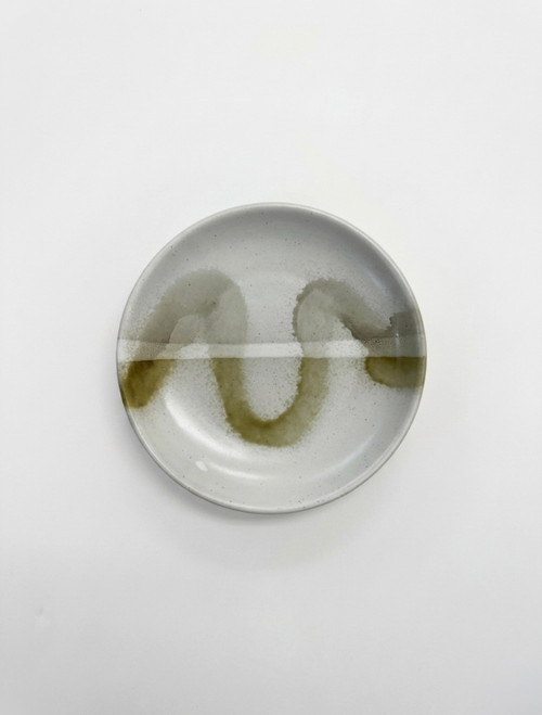 ORGANIC CERAMIC PLATE - OLIVE