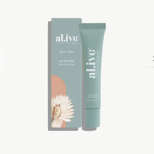 SHEER LIME TINTED LIP BUTTER