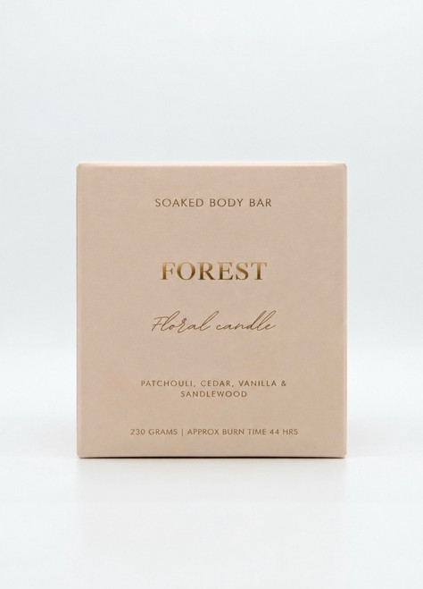FLORAL SOY CANDLE - FOREST